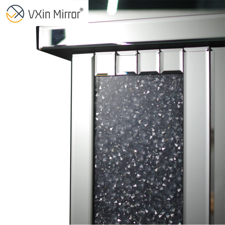 Лидер продаж Элегантный Vxin Mirror WXWF-045 Дробленый алмазный электрический зеркальный камин
