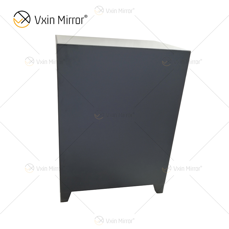 Хорошее качество Серебряный щебень Алмазная рама Тумбочка прикроватная тумбочка с 3 ящиками Зеркальная прикроватная тумбочка