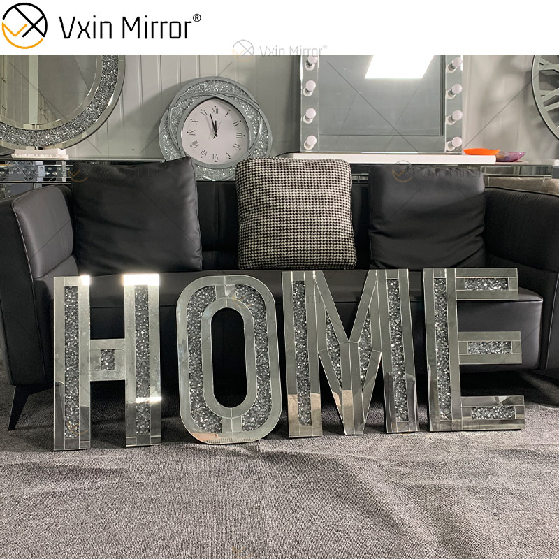 ЛЮБОВЬ И ДОМ Сладкие и милые украшения дома Зеркала Morden Wall Diamond Decor