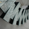 Высококачественное настенное украшение WXM-1138 Diamond Shade Silver 3D Glass Wall Hanging Mirror