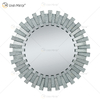 Высококачественное настенное украшение WXM-1138 Diamond Shade Silver 3D Glass Wall Hanging Mirror