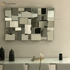 VXin Mirror WXM-1548 Moden Silver Glass 3D Декоративное настенное зеркало Home Decor для гостиной, спальни