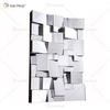 VXin Mirror WXM-1548 Moden Silver Glass 3D Декоративное настенное зеркало Home Decor для гостиной, спальни