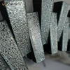 Высококачественное настенное украшение WXM-1138 Diamond Shade Silver 3D Glass Wall Hanging Mirror