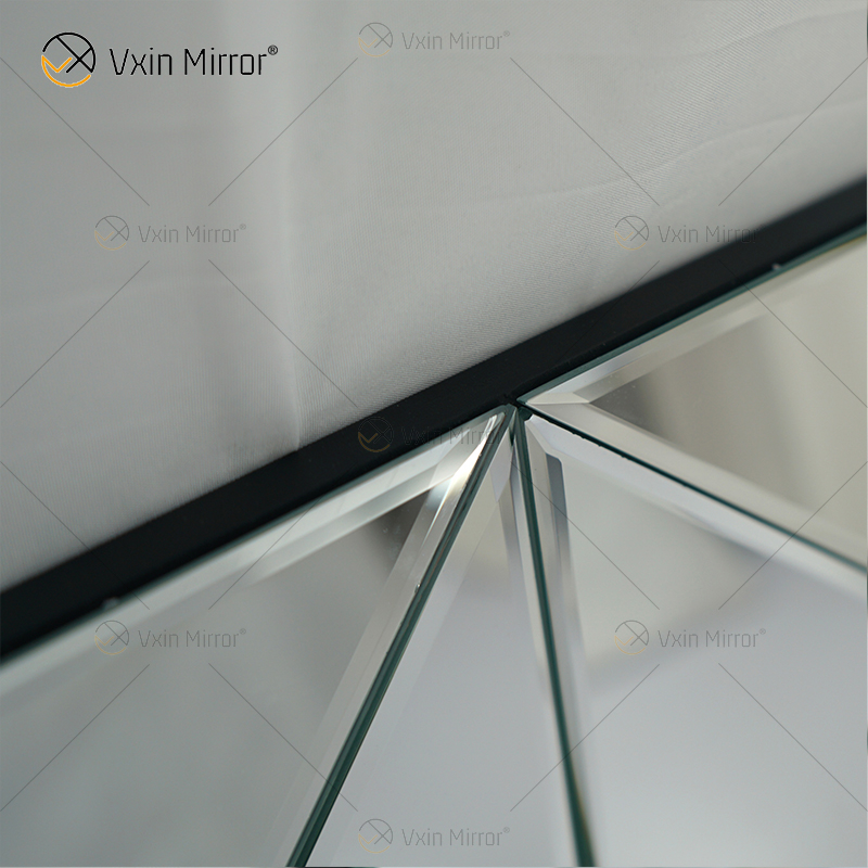 Wall Decora Silver 3D Elegant Square Silver Wall Hanging Mirror Wall Art Home Decor для мебели для гостиной WXM-1151