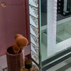 Тщеславие Hollywood LED с Bluetooth WXDL-1208 Crystal Sand Столешница Овальное зеркало для макияжа в декоративном стиле для спальных гарнитуров
