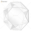 VXin Mirror WXM-1719 Moden Silver Glass 3D Декоративное настенное зеркало Home Decor для гостиной, спальни