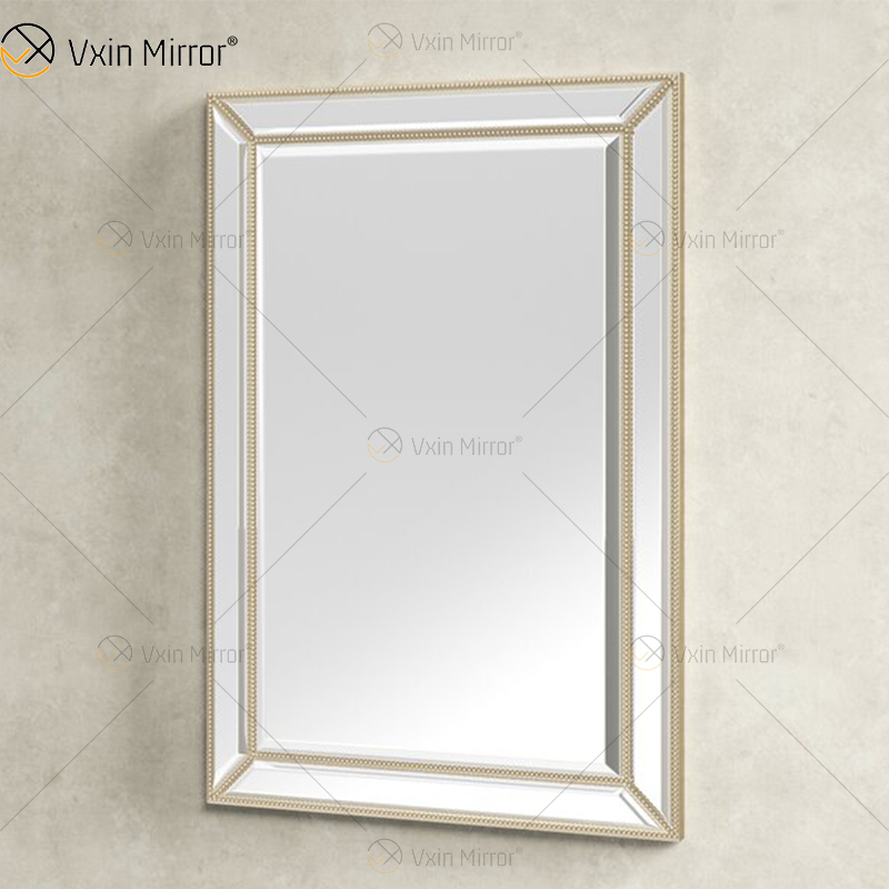 Хорошее качество WXM-1630 Luxury Champagne Gold Wall Mirror Wall Decor для гостиной, спальни