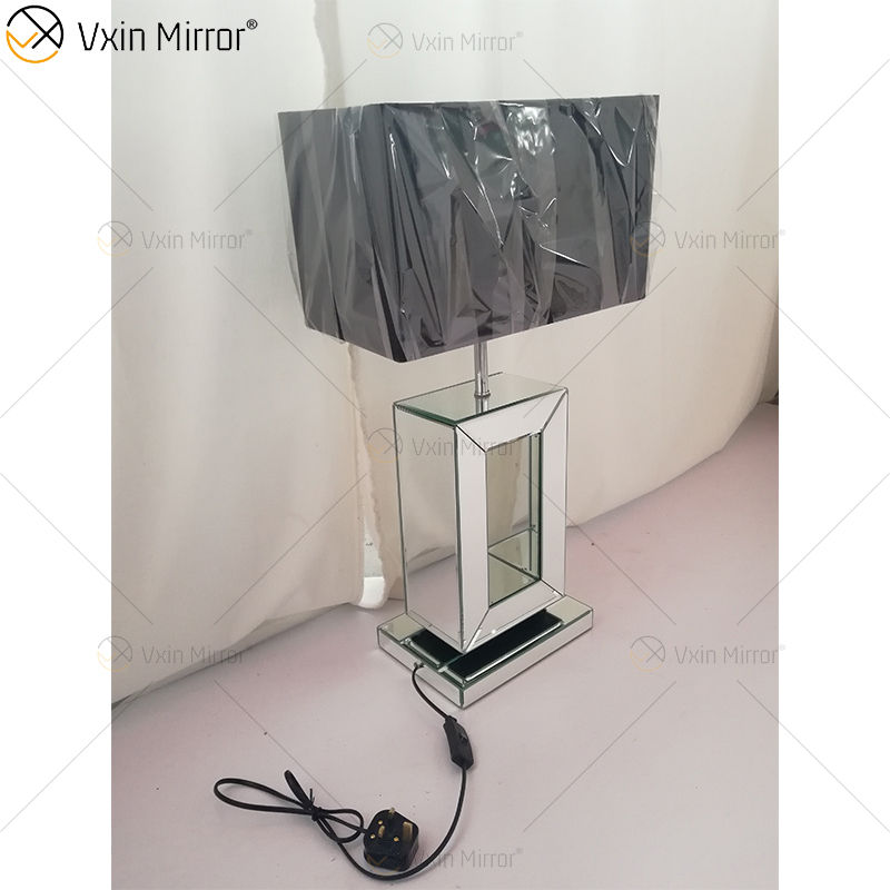 Vxin Supply WXTL-060 Современная серебряная зеркальная лампа из измельченного хрусталя для спальни