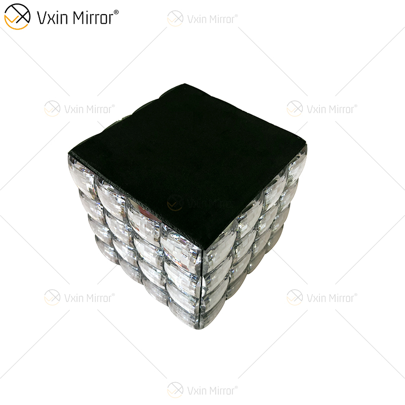 WXJB-31 VXin Home Decor Crystal Silver Glass Современная зеркальная шкатулка для драгоценностей