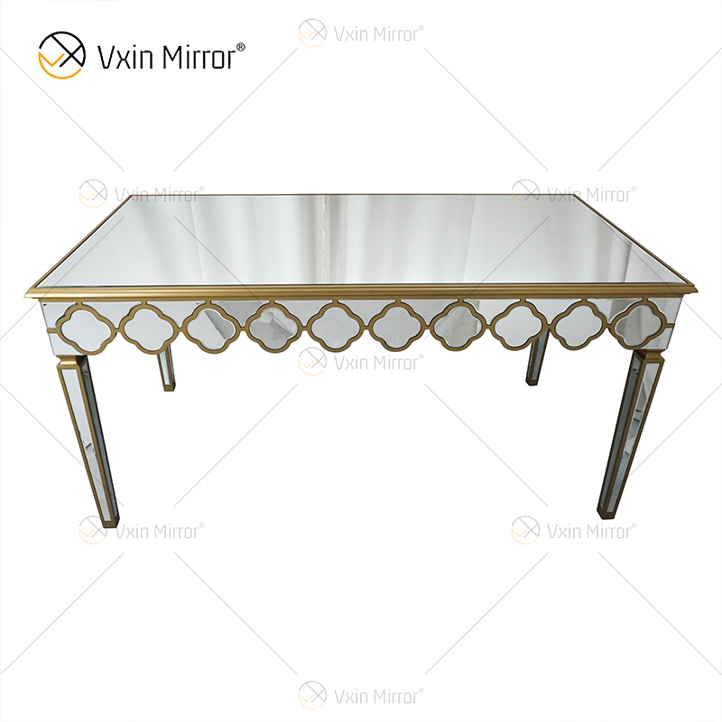 Facoty Supply End Table Luxury WXF-668 Чистое золото Самодельный зеркальный журнальный столик