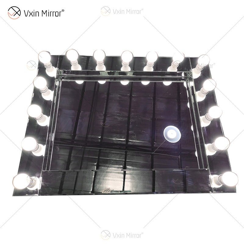 Зеркало для туалетного столика LED Venetian Styles Vxin WXDL-101 с серебряным кристаллом и 15 лампочками