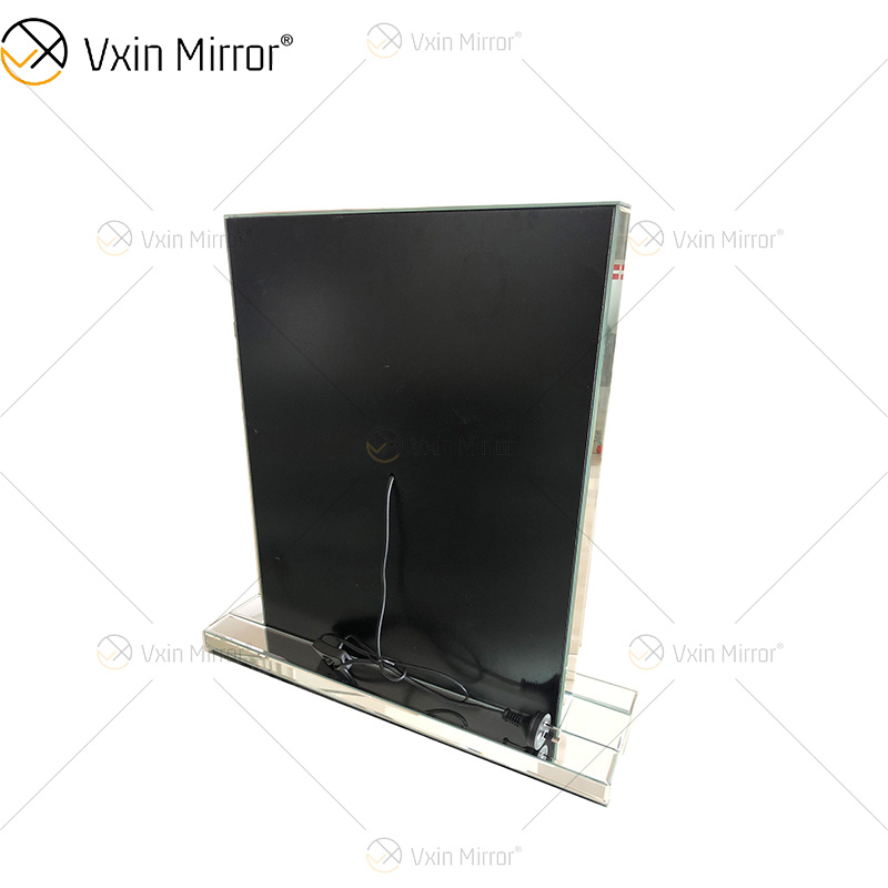Профессиональное производство высокого качества Vxin Mirror WXM-2596 3-цветный светодиодный светильник с бриллиантами Простое стильное зеркало для макияжа с сенсорным экраном