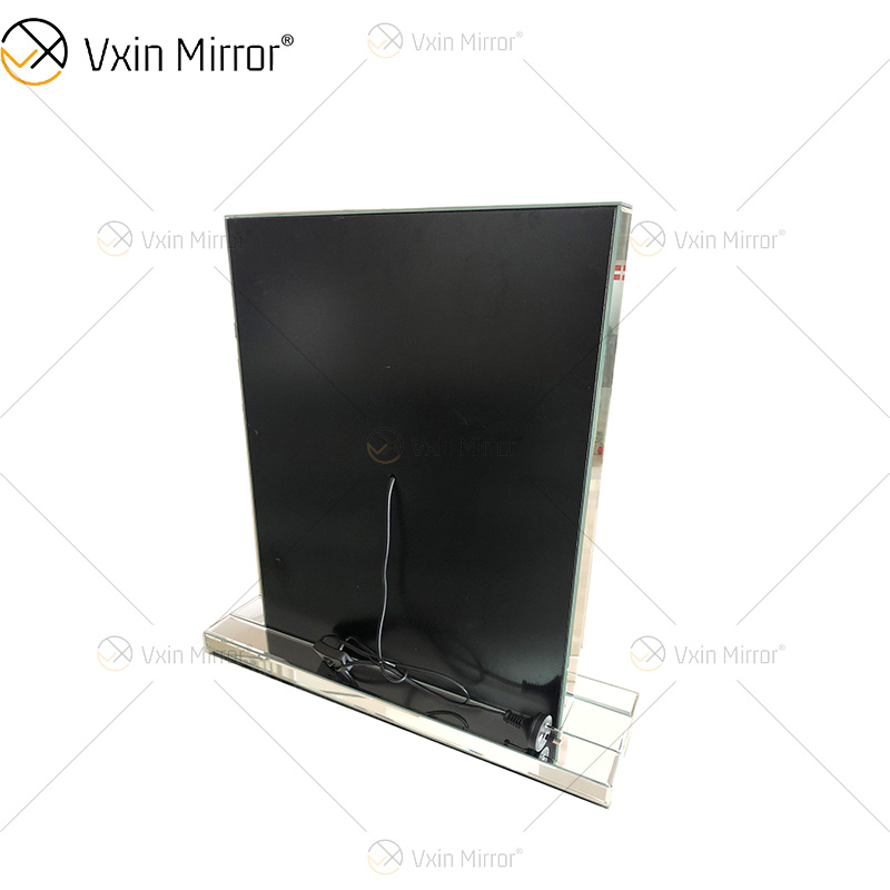 Профессиональное производство высокого качества Vxin Mirror WXM-2596 3-цветный светодиодный светильник с бриллиантами Простое стильное зеркало для макияжа с сенсорным экраном