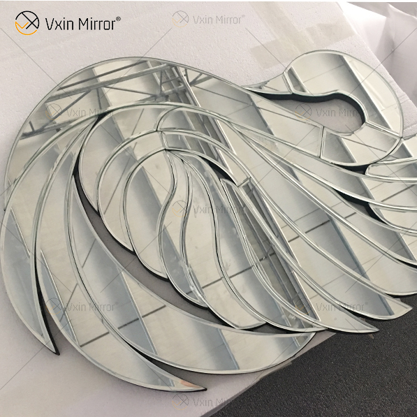 Noble Glass Mirrored Custom Swan Modern Lobby Home Wall Decoration Hot Sale Mirror Wall Art Home Decor для дивана SetWXM-2508