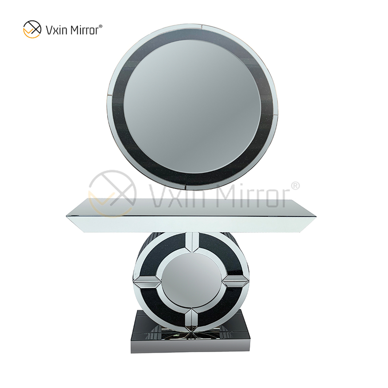 Новое поступление на завод Vxin Modern Black Diamond Зеркальный хрустальный консольный стол