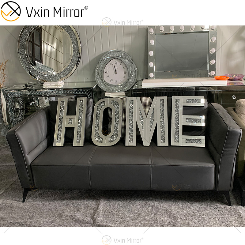 ЛЮБОВЬ И ДОМ Сладкие и милые украшения дома Зеркала Morden Wall Diamond Decor