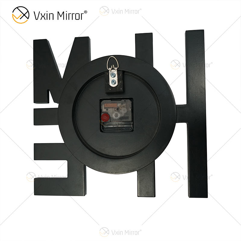 Зеркальные часы WXMC-037 Silver Wall Decor Elegant LOVE Clock