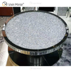Vxin WXF-270-1 3D сверкающий бриллиантовый круглый зеркальный журнальный столик, покрытый серебром с бриллиантами