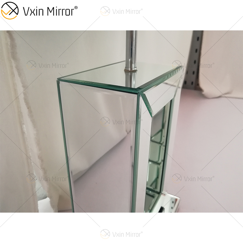 Vxin Supply WXTL-060 Современная серебряная зеркальная лампа из измельченного хрусталя для спальни