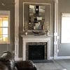 VXin Mirror WXM-1548 Moden Silver Glass 3D Декоративное настенное зеркало Home Decor для гостиной, спальни