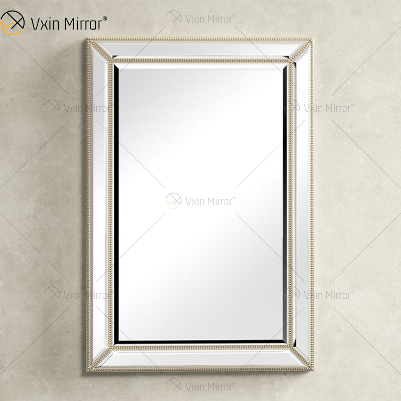 Хорошее качество WXM-1630 Luxury Champagne Gold Wall Mirror Wall Decor для гостиной, спальни