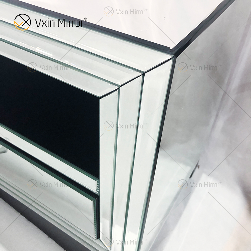 Vxin популярный современный стеклянный зеркальный шкаф для телевизора с зеркальным дисплеем