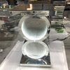 Серебряный стол LED 3d CoffeeTable Illuminated Infinity Mirror Tunnel Sparkle Mirrored O-Shaped Console Table Side Table WXF-290