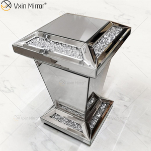 Vxin Mirror WXF-725 Современный прямоугольный ромбовидный зеркальный столик 3d Зеркальный столик для гостиной