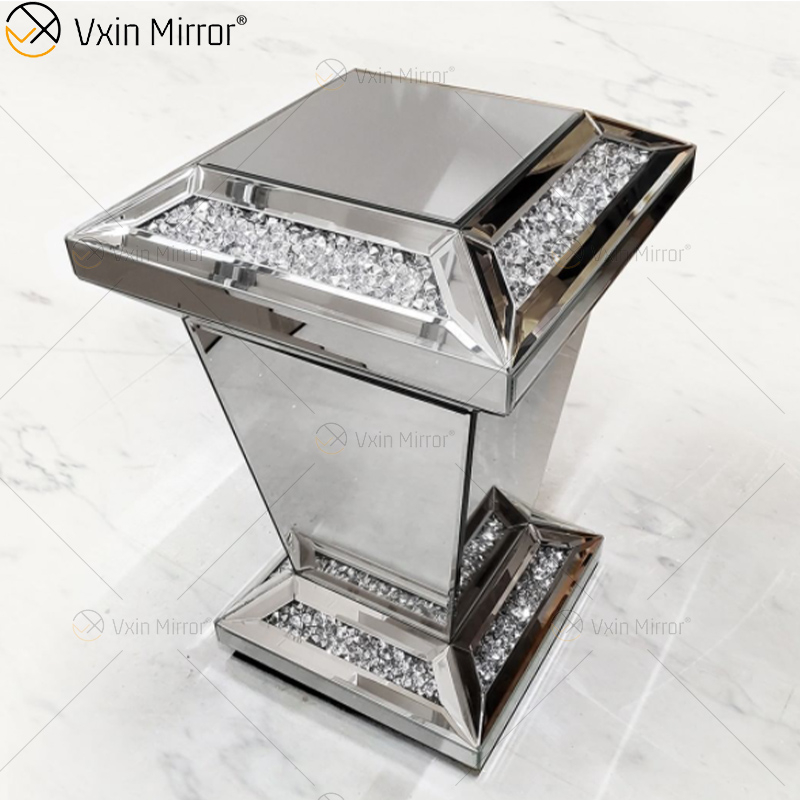 Vxin Mirror WXF-725 Современный прямоугольный ромбовидный зеркальный столик 3d Зеркальный столик для гостиной