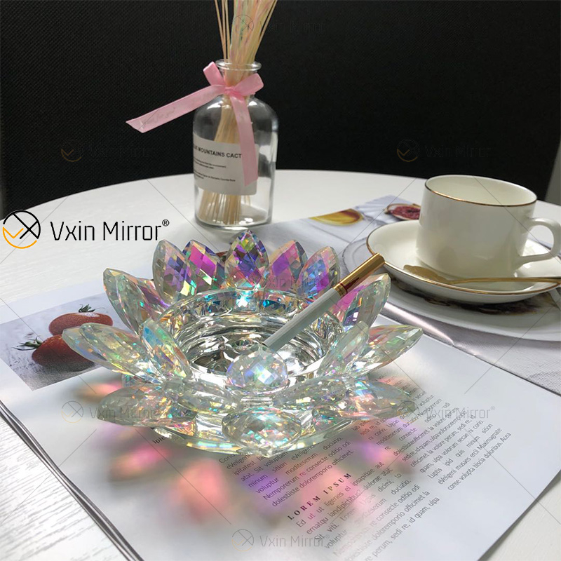 Сигареты Сигары Lotus Crystal Hotel Design Стеклянная пепельница ручной работы для журнальных столиков
