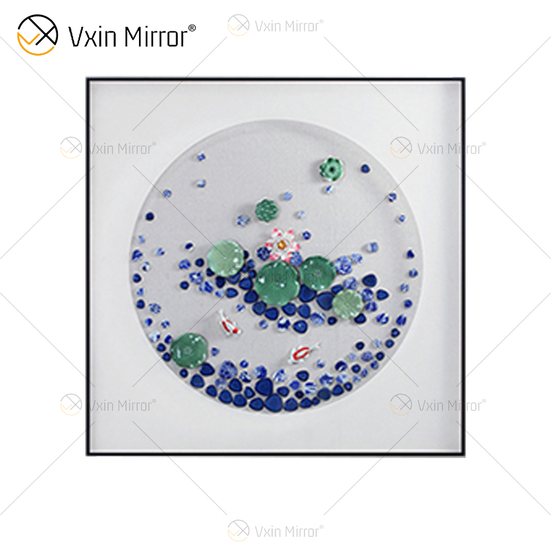 Vxin WXPA-050 Креативные бусины, пуговица, краска для домашнего декора, настенное искусство, металлическая подвесная картина для гостиной, набор для продажи