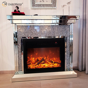 Горячее надувательство Vxin Mirror WXWF-020 Измельченный алмазный зеркальный камин