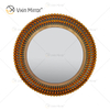 Venetian Decor WXM-1112 Настенное настенное зеркало в форме пагоды из коричневого стекла