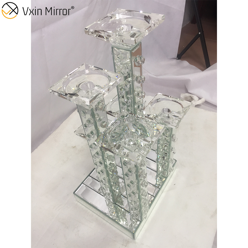 Профессиональный завод Vxin WXCH-22 акриловые бриллианты стеклянный подсвечник 6 чашка свечи