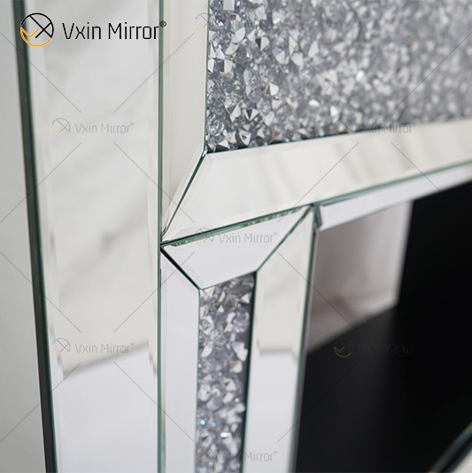 Камин с плавающей искрой Crystal Mirrore WXWF-1106 со вставками в продаже с возможностью горячей замены