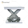WXWF-128 Home Decor Crystal Silver Стеклянная мебель с зеркальным столиком