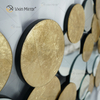 Горячая продажа 2000 шт. WXM-2498 Golden Leaf 3D Luxury Wall Mirror