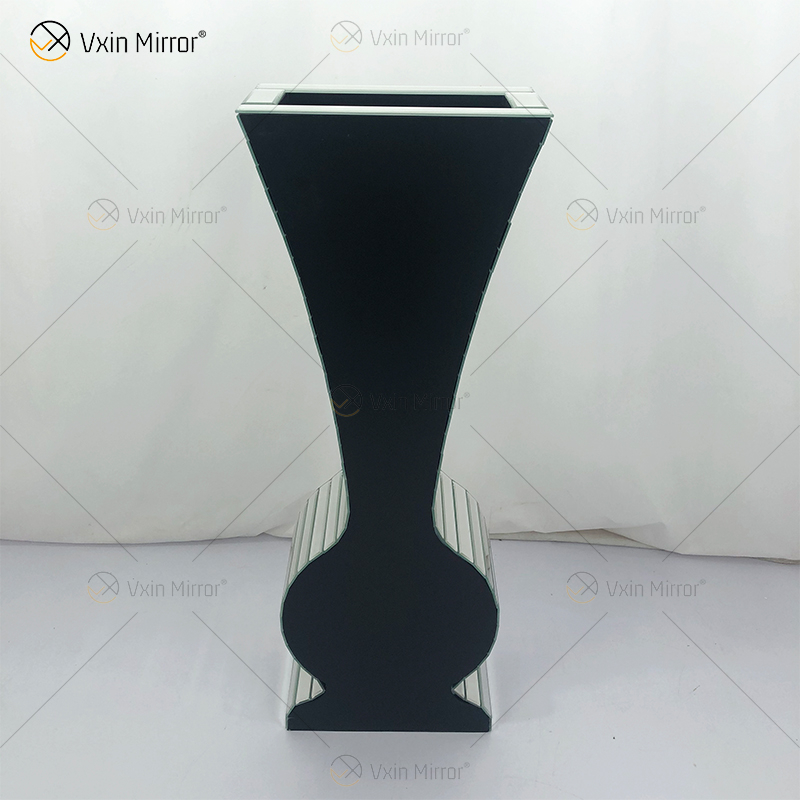 WXMV-004-1 Home Hotel Decor Внутренняя серебряная дробленая бриллиантовая зеркальная ваза с большими горшками для последователей Зеркальная ваза