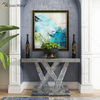 Прямая продажа с фабрики WXWF-513 Diamond Crush Mirror Console Table Crystal Мебель для дома Стеклянный консольный стол
