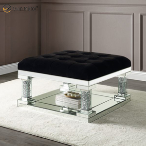 Современный зеркальный журнальный столик WXF-601 Sparkly Side Table для гостиной с диваном для набора