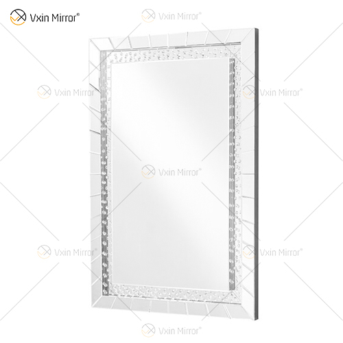 Хорошее качество WXM-761 Crystal Vanity Set Wall Mirror with Wall Decor Освещенное зеркало