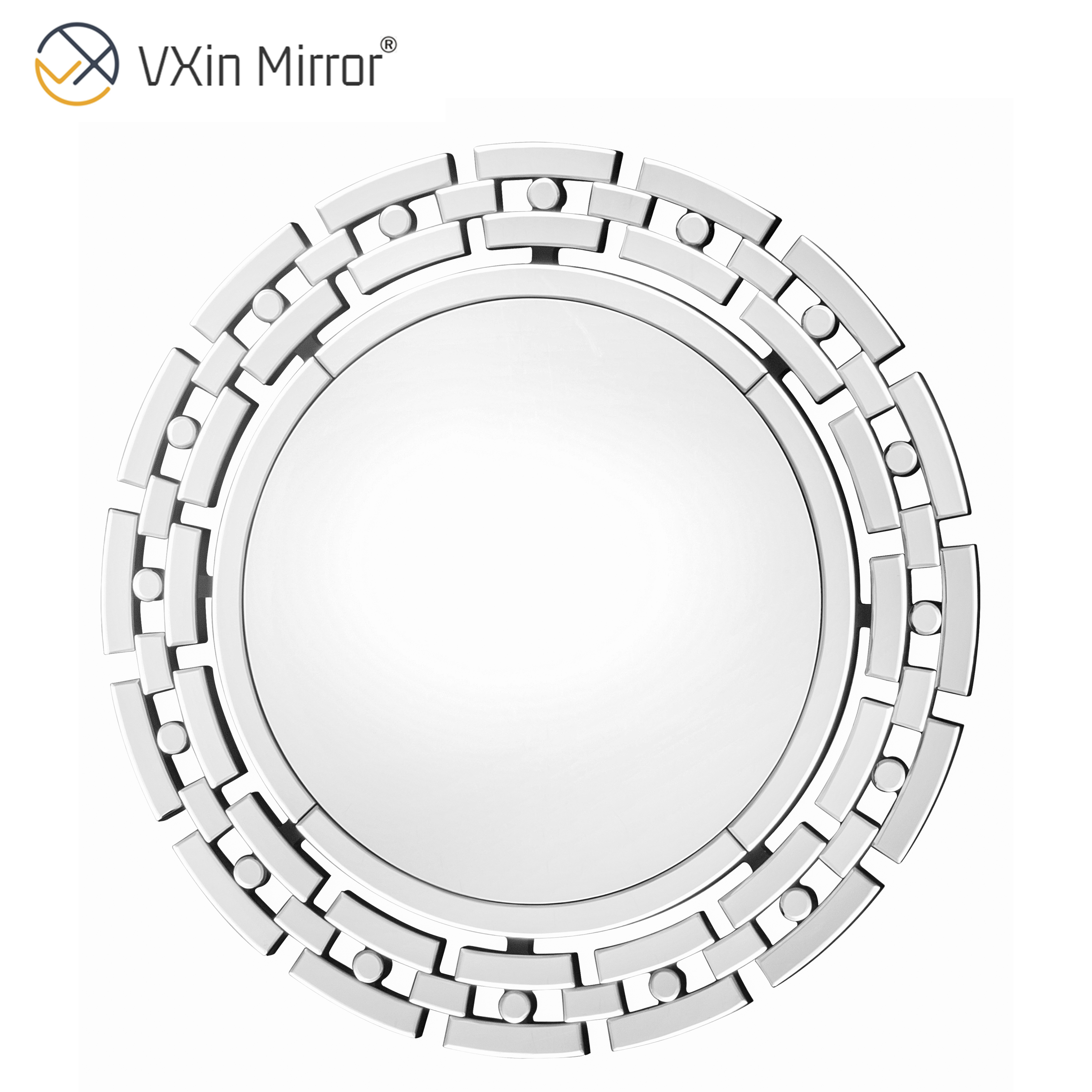 VXin Mirror WXM-1124 Moden Silver Glass Wall Mirror Home Decor для гостиной, спальни