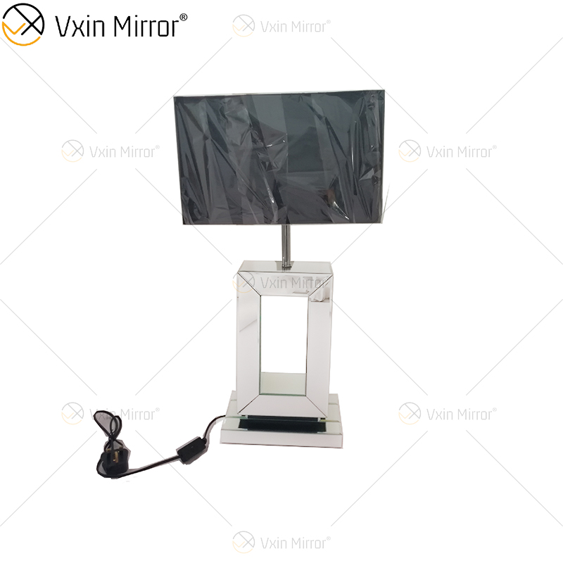 Vxin Supply WXTL-060 Современная серебряная зеркальная лампа из измельченного хрусталя для спальни