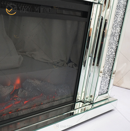Камин с плавающей искрой Crystal Mirrore WXWF-1106 со вставками в продаже с возможностью горячей замены