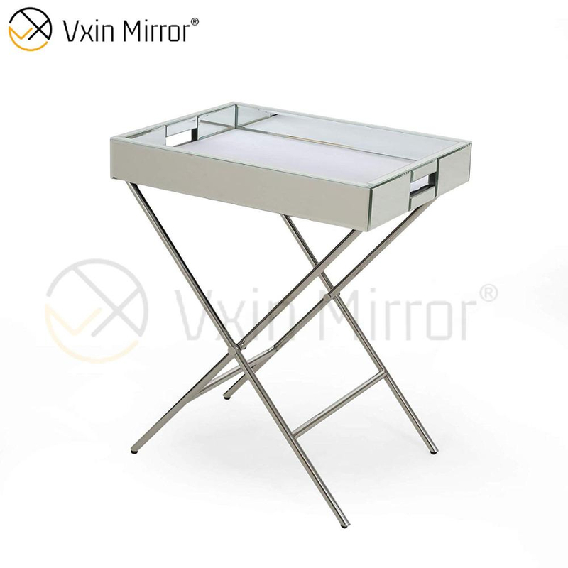 Vxin Mirror WXT-039 Современное украшение Серебряный зеркальный поднос из нержавеющей стали
