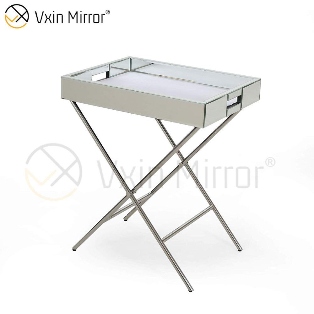 Vxin Mirror WXT-039 Современное украшение Серебряный зеркальный поднос из нержавеющей стали