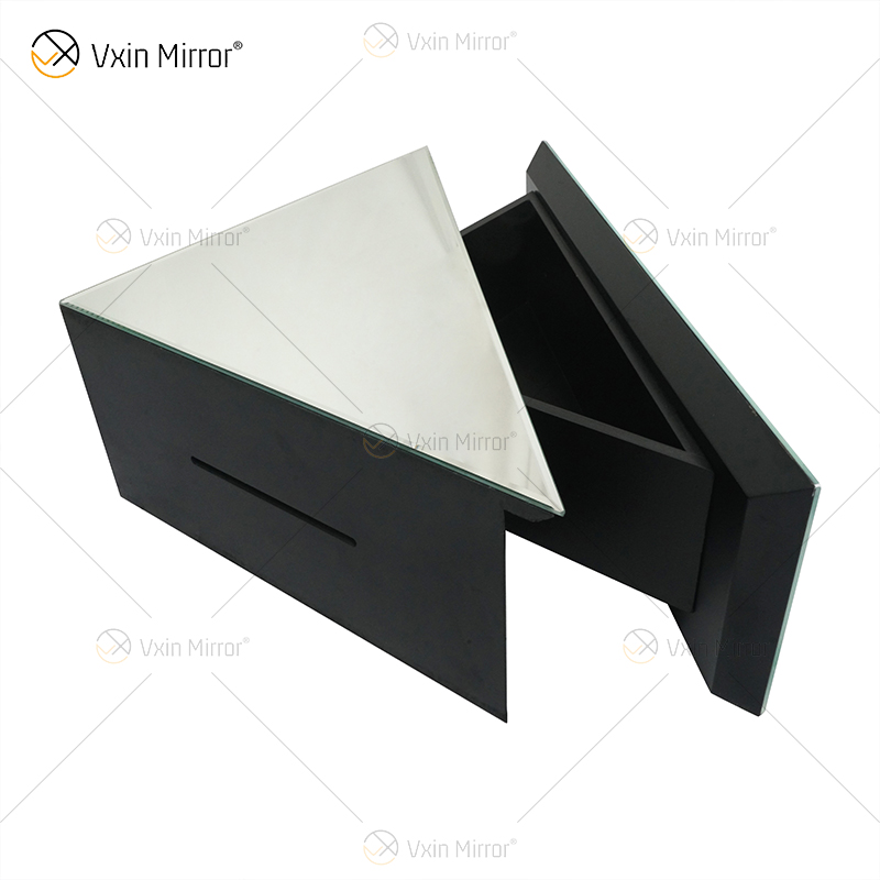Vxin Factory Supply WXF-152 Серебряный декор для стен Серебряный щебень с алмазным зеркалом Настенная полка