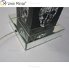 Vxin Supply Готический стиль WXTL-79 Серебряный черный череп Настольная зеркальная лампа с абажуром для отеля