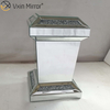 Оптовая торговля WXF-725 Clear Glass Hotel Living Room Decor Crystal Mirror Side Table